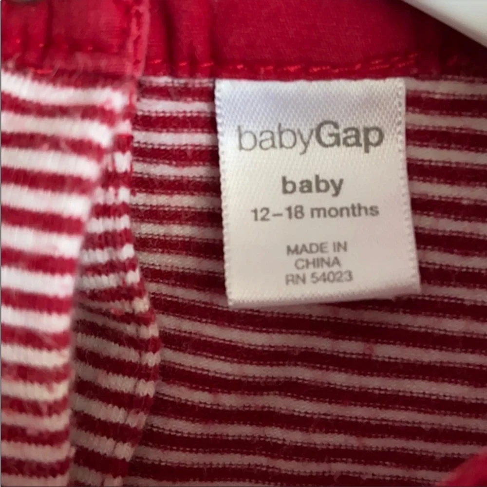Baby Gap long sleeve striped body suit